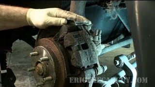 How to Spot and Service a Stuck Rear Caliper  EricTheCarGuy [upl. by Delphine]