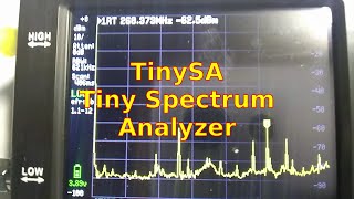 TinySA  Tiny Spectrum Analyzer [upl. by Geminian]