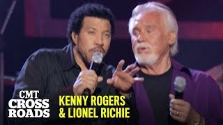 Kenny Rogers amp Lionel Richie Duet on “The Gambler” Live  CMT Crossroads [upl. by Galatia748]