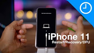 iPhone 11 amp 11 Pro how to force restart recovery mode DFU mode etc [upl. by Reteid217]