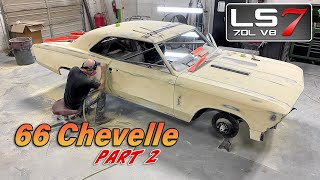 66 Chevelle LS7  Part 2  Bodywork amp Paint [upl. by Swayne]