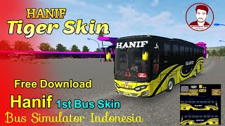 New Hanif Bus Skin  Bussid bd bus skin  Bus Simulator Bangladesh  Best BD bus skin [upl. by Arammat]