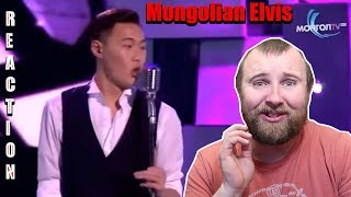 Mongolian Elvis EnkhErdene Mongolians got talent REACTION [upl. by Noruq544]