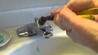 DIY  How to Replace a Single Handle Faucet Cartridge [upl. by Wales]