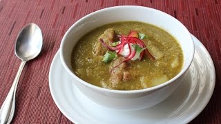 Chili Verde Recipe  Easy Pork amp Tomatillo Stew  How to Make Green Chili [upl. by Tiat804]