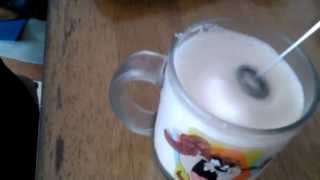 Aerolatte Review Frothing Cold Milk In Under 1 Minute [upl. by Gayel850]