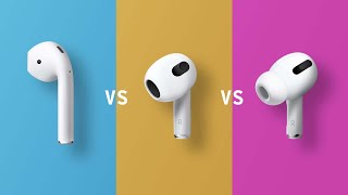 Airpods Comparison Which One Is Right For YOU [upl. by Otrebogir]